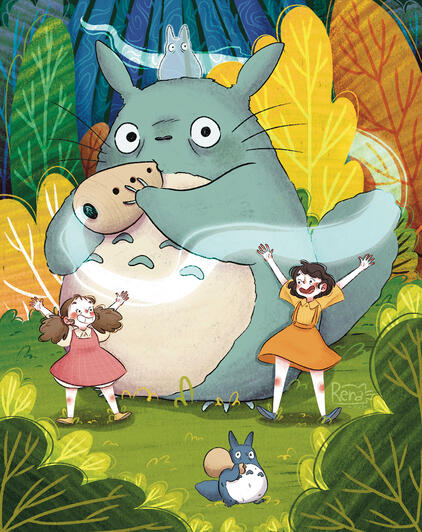 Ghibli November 23 - Green - My neighbor Totoro